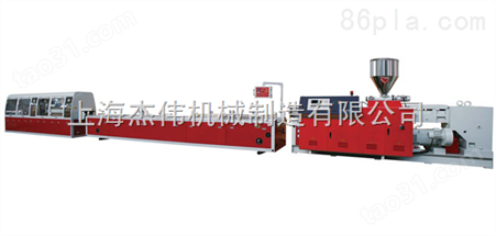 上海金纬PVC异型材高速生产线和发泡生产线